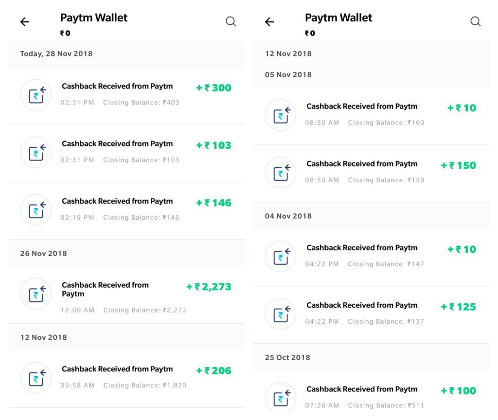 paytm cashback