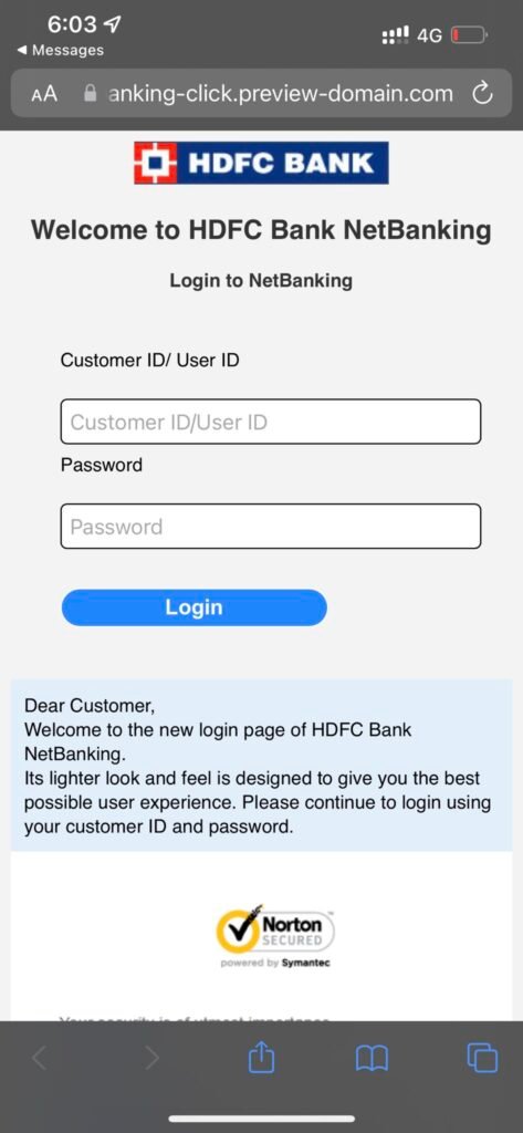 My bank KYC is pending, and I got this phishing message. Coincidence or data leakage? 2